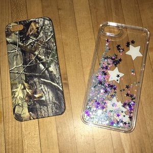 2 IPhone 5/5s cases